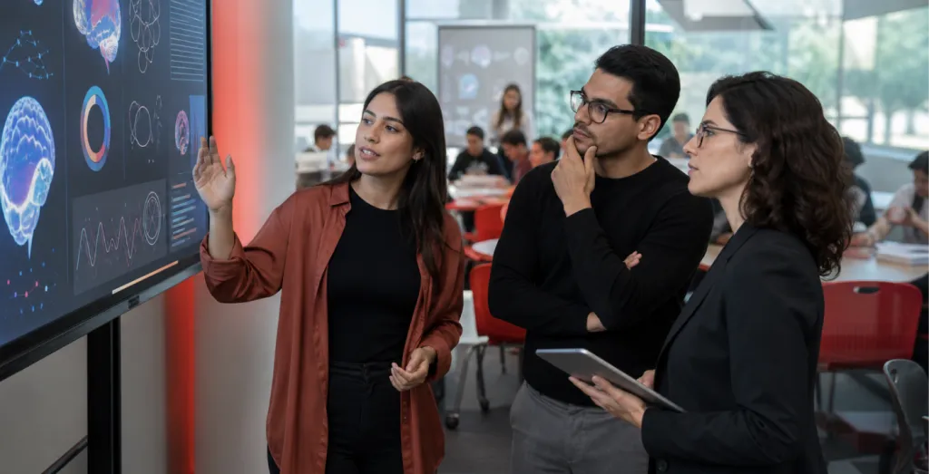 Análisis de datos educativos e inteligencia artificial para personalizar experiencias de aprendizaje y favorecer la educación inclusiva. 
