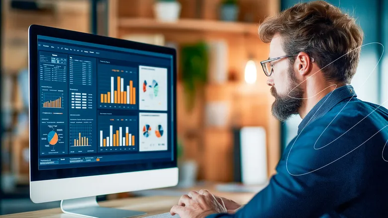 Estudiante toma clase del curso dirección de empresas.